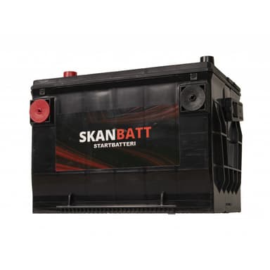 SKANBATT Startbatteri 12V 80AH 800CCA (260x179x180/207mm) +venstre