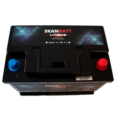 SKANBATT V2 Lithium HEAT Batteri 12V 100Ah 100A BMS - SMALL (279x176x190mm)