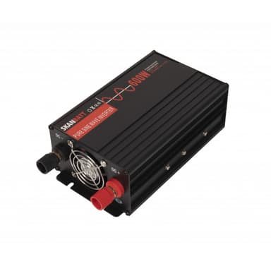 SKANBATT Inverter 12V 600W (1200W) Slim Ren Sinus Rev.2