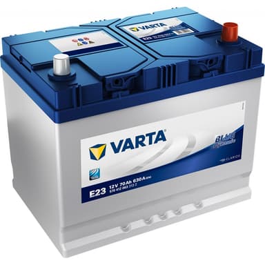 VARTA Blue Dynamic Batteri 12V 70AH 630CCA (261x175x200/220mm) +høyre E23