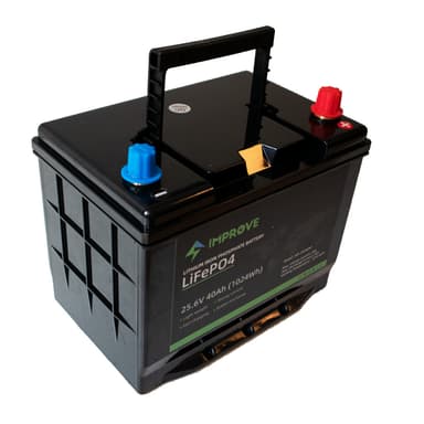 IMPROVE Lithium Batteri 24V 40Ah (LiFePO4) BMS 40A
