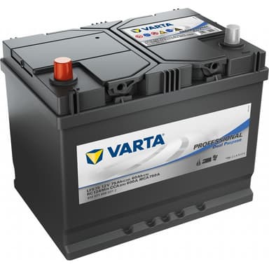VARTA Fritidsbatteri 12V 75AH 600CCA (260x175x225mm) +venstre LFS75