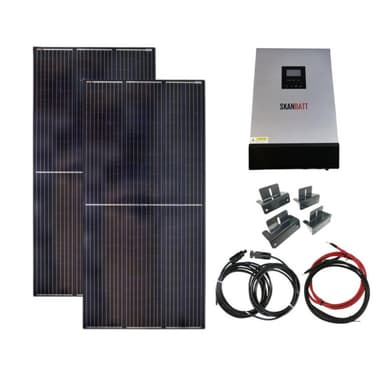 SKANBATT Kraftpakke Hybrid HYTTE - Stor - 230V - 5000VA - 820W