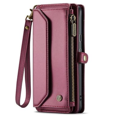 CaseMe mobildeksel C36 Samsung Galaxy S25 - Burgunder