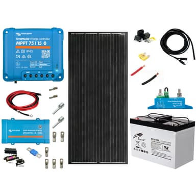 Solcelle-lading - kit for robotgressklippere