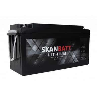 SKANBATT Lithium Batteri 12V 150AH 150A BMS - Standard