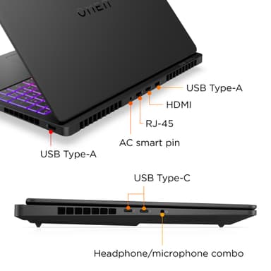 HP OMEN 16 MAX U9-275HX/32/1TB/5080 bærbar gaming-PC