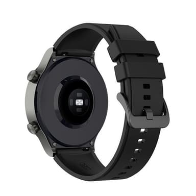 Silikonarmbånd 22 mm for Huawei Watch GT3 Pro 46 mm - Svart