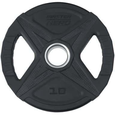 Master Fitness Nero Rubber Plate 10 kg