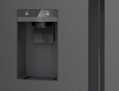 Siemens Side-by-side KF96DAXEA (Sort rustfritt stål)