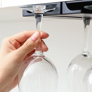 Glasshenger 2 stk Hvit