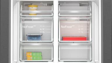Siemens Side-by-side KF96DAXEA (Sort rustfritt stål)
