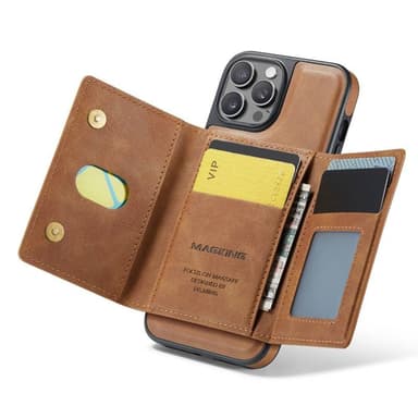 DG-Ming Magking K2 2i1 deksel iPhone 12 Pro Max - Brun