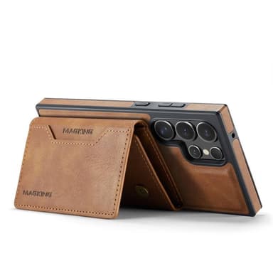 DG-Ming Magking K2 2i1 deksel Samsung Galaxy S23 Ultra - Brun