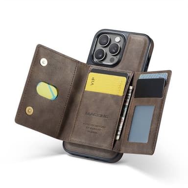 DG-Ming Magking K2 2i1 deksel iPhone 15 Pro - Coffee