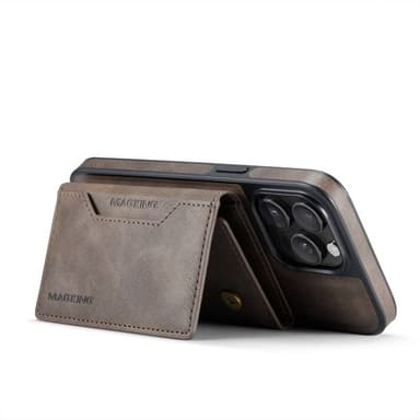 DG-Ming Magking K2 2i1 deksel iPhone 15 Pro - Coffee