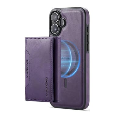 DG-Ming Magking K2 2i1 deksel iPhone 16 Plus - Lilla