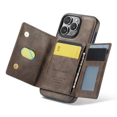 DG-Ming Magking K2 2i1 deksel iPhone 16 Pro Max - Coffee