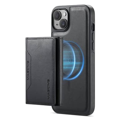 DG-Ming Magking K2 2i1 deksel iPhone 15 - Svart