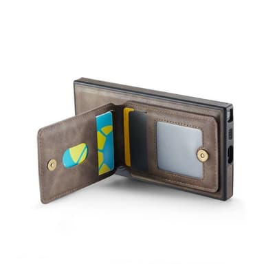 DG-Ming Magking K1 2i1 deksel Samsung Galaxy S24 Ultra - Coffee