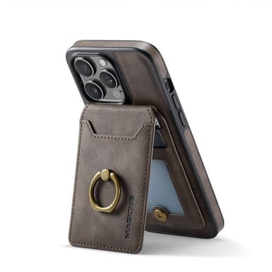 DG-Ming Magking K1 2i1 deksel iPhone 12 Pro Max - Coffee