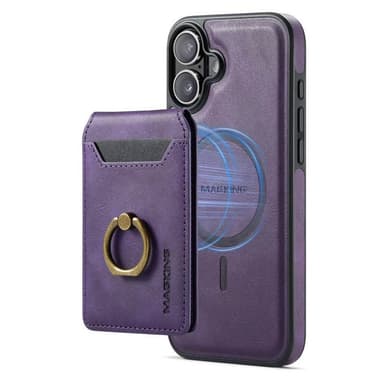 DG-Ming Magking K1 2i1 deksel iPhone 16 Plus - Lilla