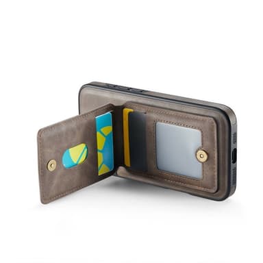 DG-Ming Magking K1 2i1 deksel iPhone 16 - Coffee