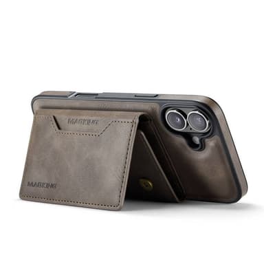 DG-Ming Magking K2 2i1 deksel iPhone 16 - Coffee
