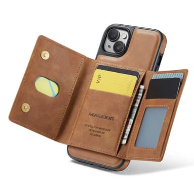 DG-Ming Magking K2 2i1 deksel iPhone 14 - Brun