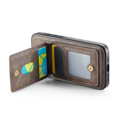 DG-Ming Magking K1 2i1 deksel iPhone 16 Pro Max - Coffee
