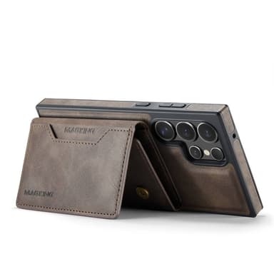 DG-Ming Magking K2 2i1 deksel Samsung Galaxy S23 Ultra - Coffee