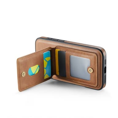 DG-Ming Magking K1 2i1 deksel iPhone 16 - Brun