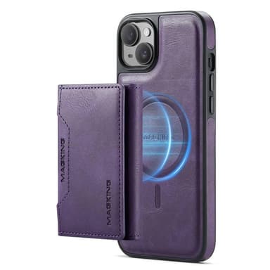 DG-Ming Magking K2 2i1 deksel iPhone 15 - Lilla