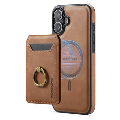 DG-Ming Magking K1 2i1 deksel iPhone 16 - Brun