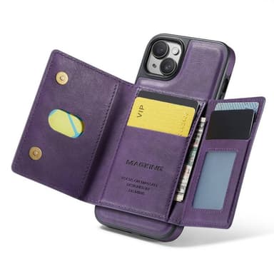 DG-Ming Magking K2 2i1 deksel iPhone 15 - Lilla