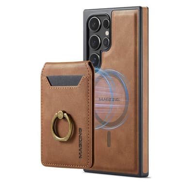 DG-Ming Magking K1 2i1 deksel Samsung Galaxy S24 Ultra - Brun
