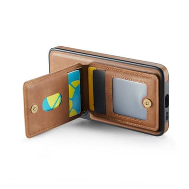 DG-Ming Magking K1 2i1 deksel Samsung Galaxy S24 - Brun
