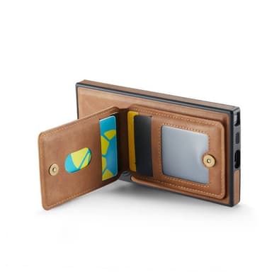 DG-Ming Magking K1 2i1 deksel Samsung Galaxy S23 Ultra - Brun