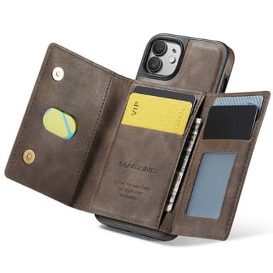 DG-Ming Magking K2 2i1 deksel iPhone 12 - Coffee