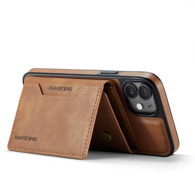 DG-Ming Magking K2 2i1 deksel iPhone 12 - Brun