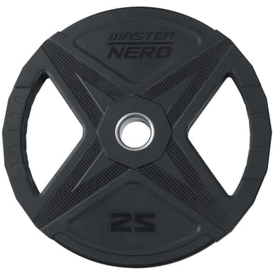 Master Fitness Nero Rubber Plate 25 kg