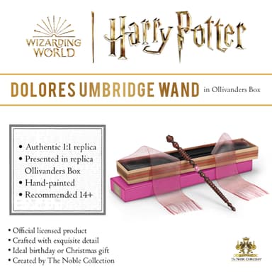 Nobel Collection Harry Potter tryllestav (Dolores Umbridge)
