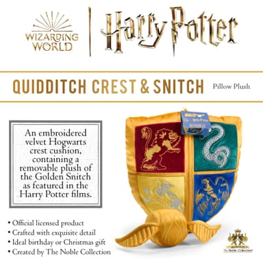 Noble Collection Harry Potter Golden Snitch Plush Pillow leke