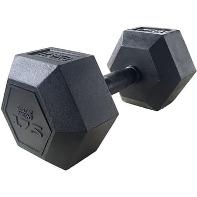 Master Fitness Nero Rubber Coated Hex 17,5 kg