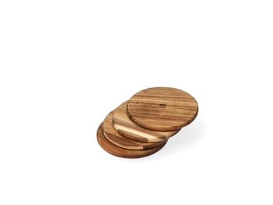 HOLM Coasters Dia 10,2 x 0,8 cm 4 pcs Nature