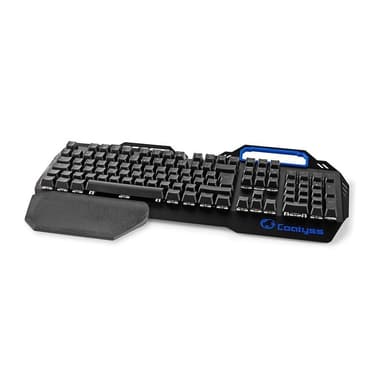 Nedis Wired Gaming Keyboard | USB | Mekaniske Nøkler | RGB | French | FR Layout | USB-Strøm | Strømkabel lengde: 1.70 m | Gaming