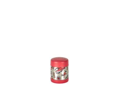 290 Steel/Red Stainless steel