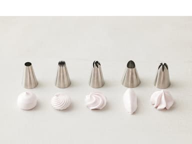 Blomsterbergs Icing tip set 18/8 Steel