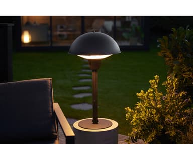 Nordic Sense Tabletop patio heater 1500 watt Black