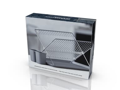 Funktion Dish drying rack 43 x 32 x 24 cm Grey